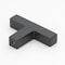 Gliderite Hardware 2-in. Solid Square Cabinet T-Knob Matte Black 21683-T-MB-1 - alternate 4